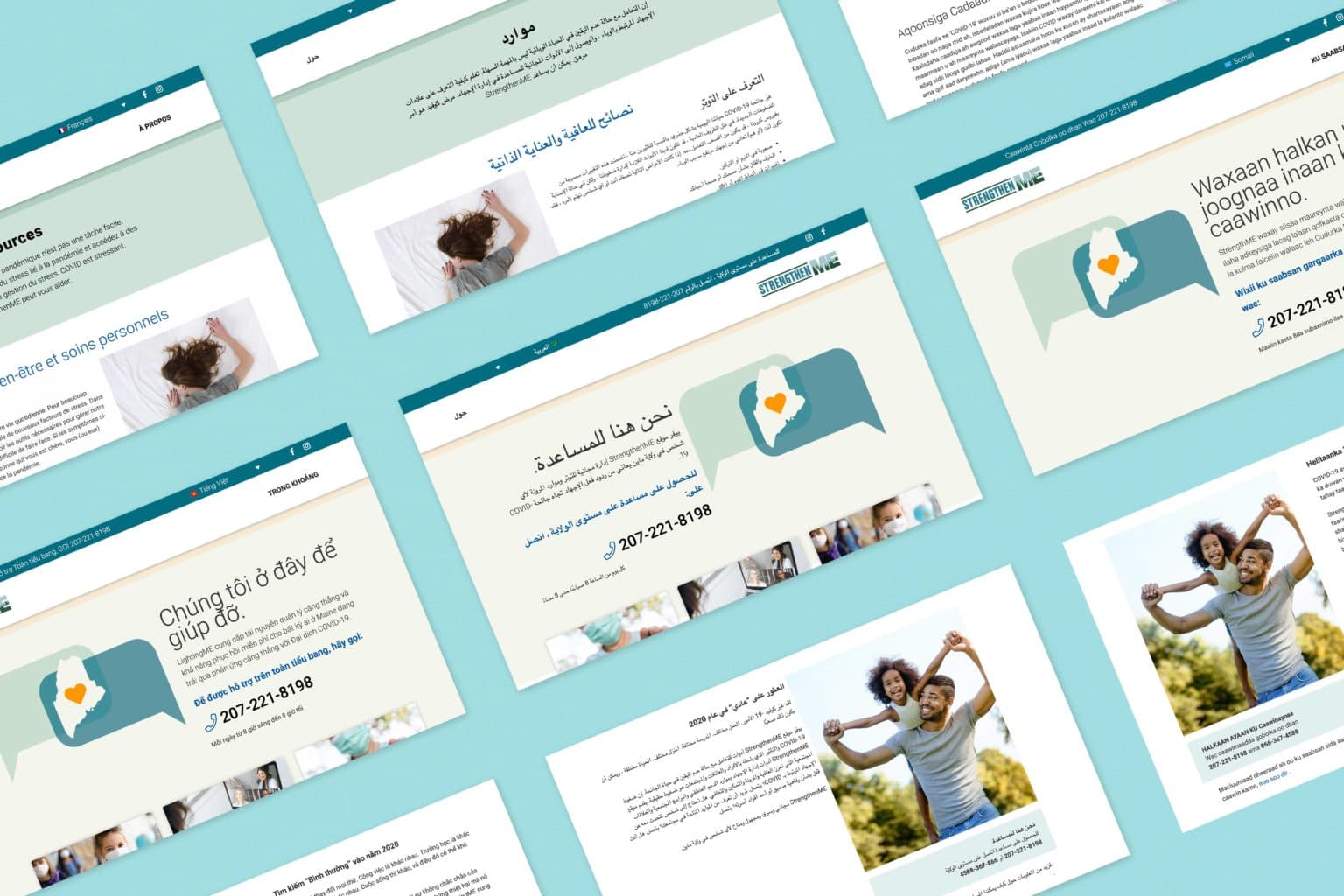 StrengthenME - Multilingual site