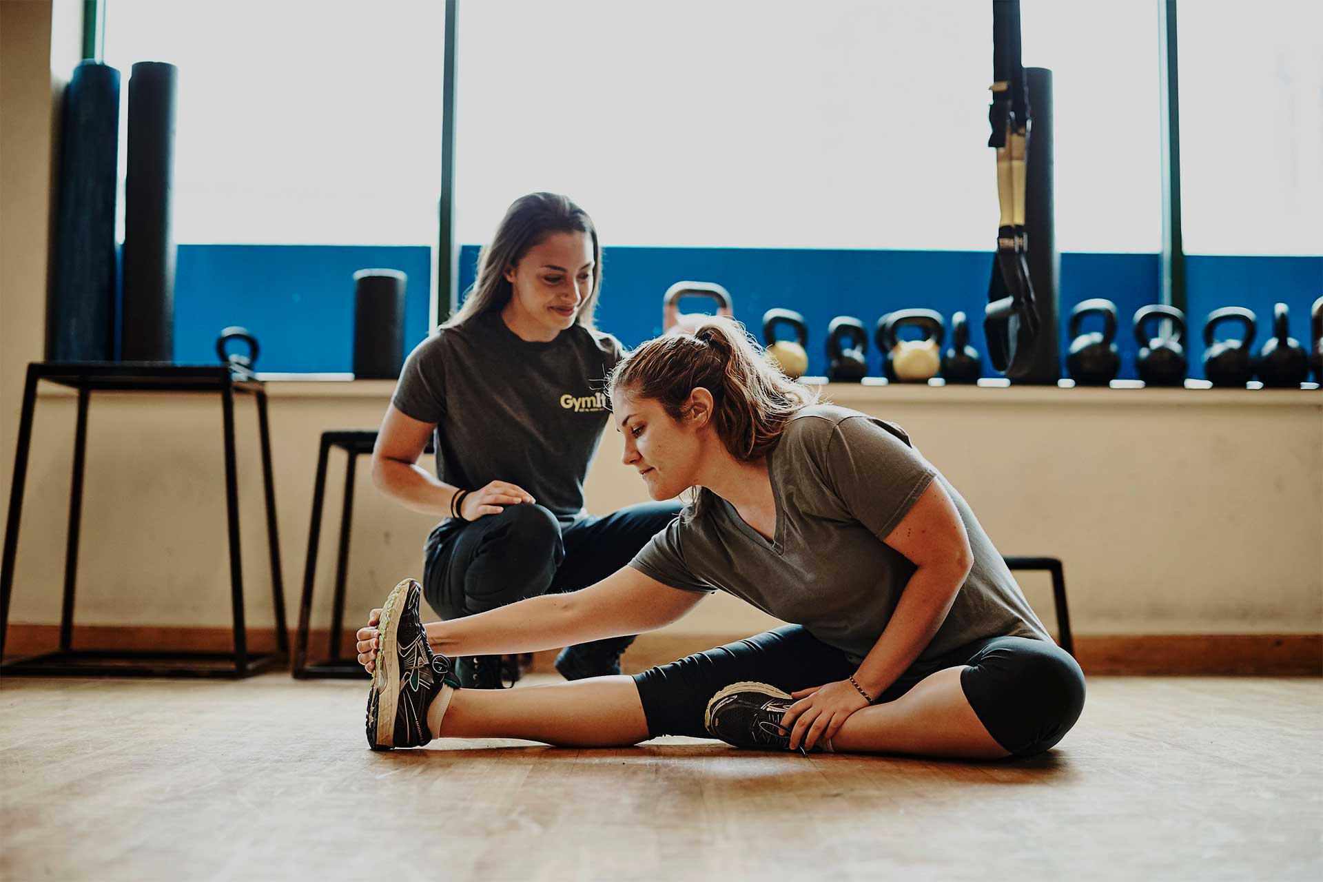 Healthworks trainer with client