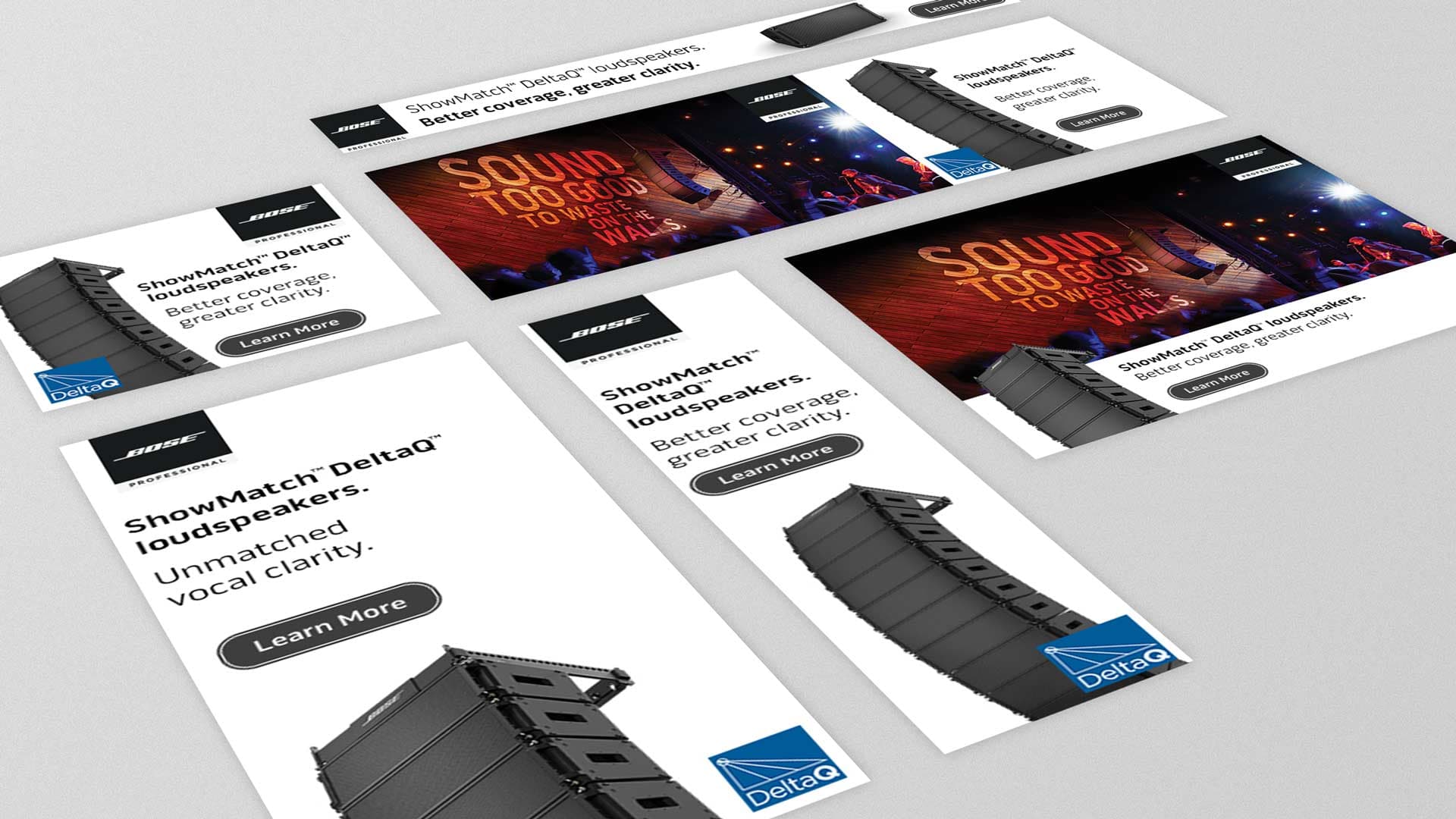 Bose digital banners