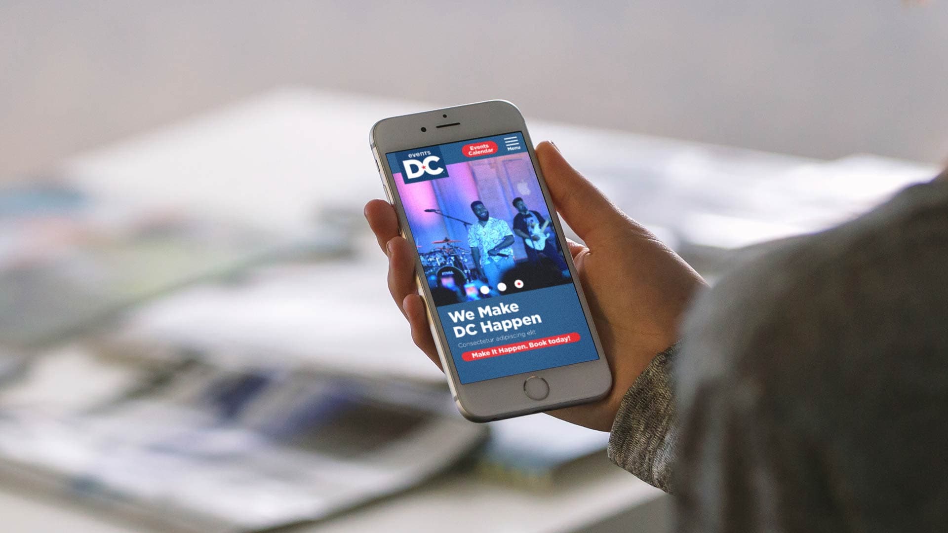 Events DC on an iphone