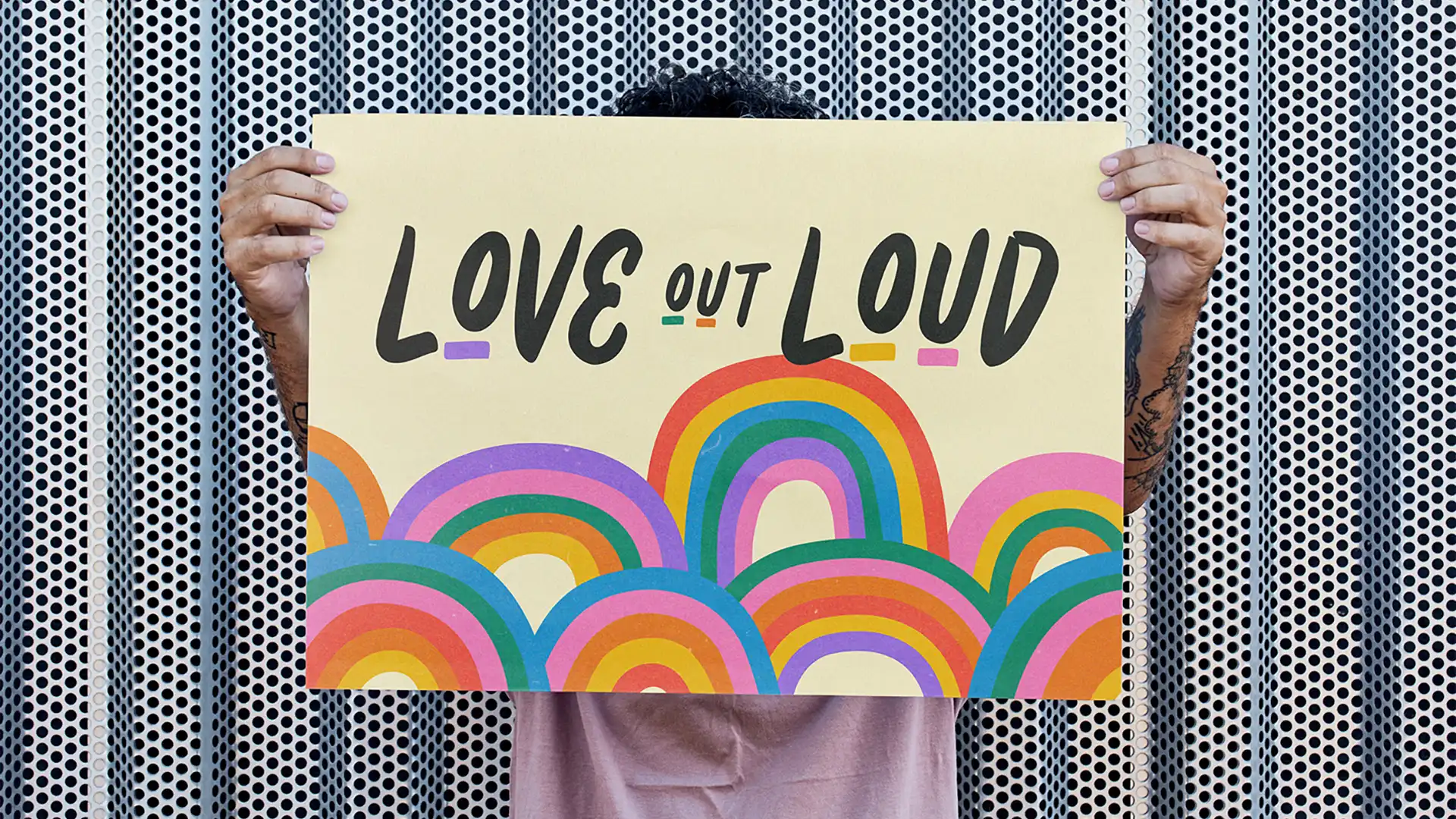 Love out Loud pride poster