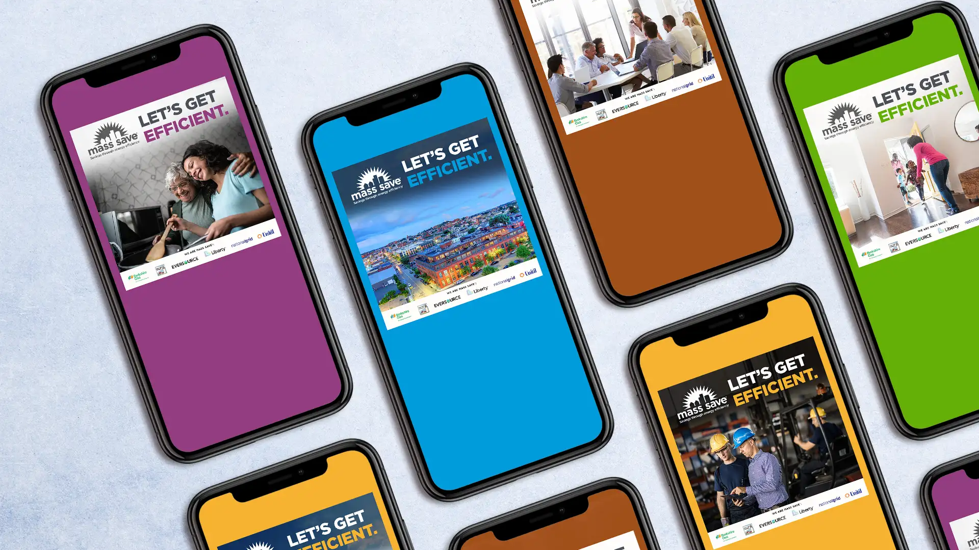 Mass Save short-form mobile animations