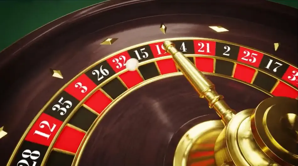 Roulette action shot 3