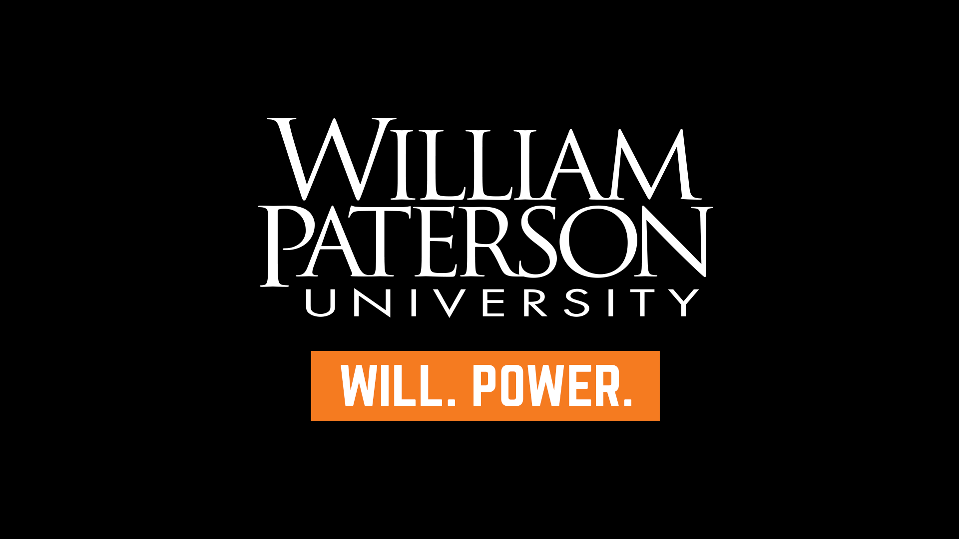 William Paterson logo and tagline.