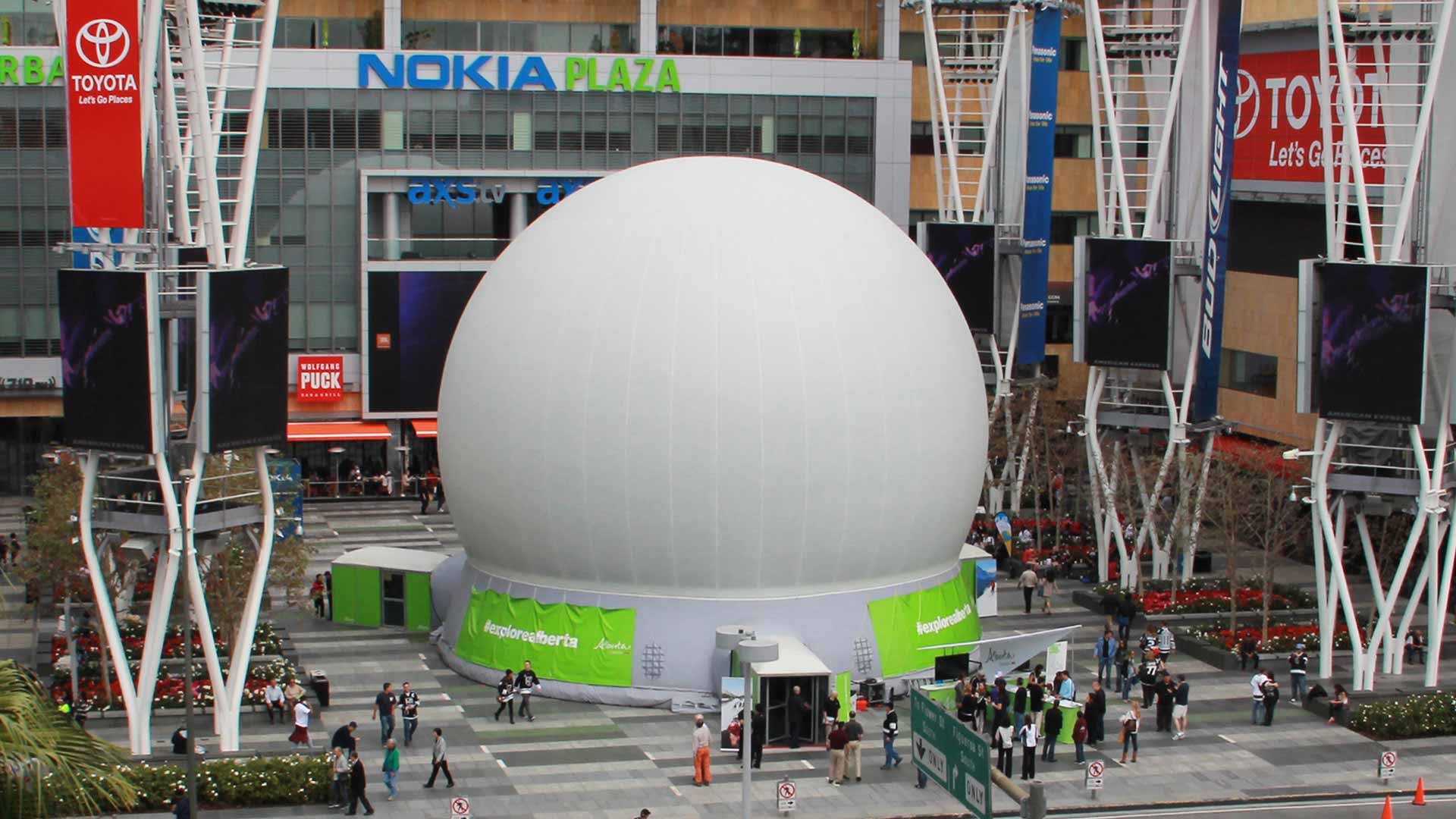 Dome building in Nokia Plaza