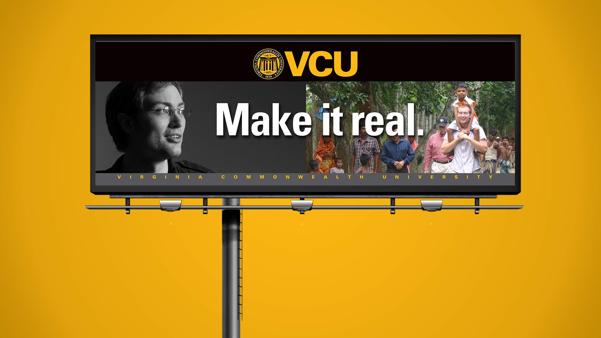 Billboard of VCU campaign